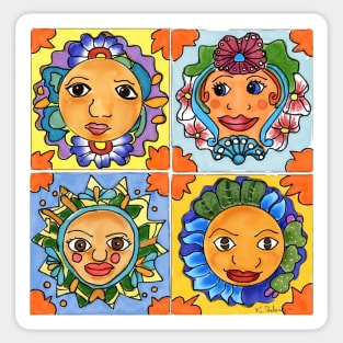 Talavera Senoritas Sticker